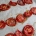 Scheiben von angetrockneten Tomaten auf Backpapier